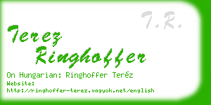 terez ringhoffer business card