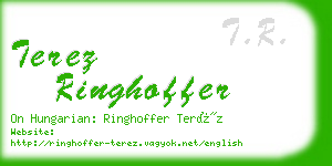 terez ringhoffer business card